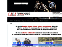 Tablet Screenshot of cadaontario.camp8.org