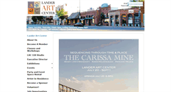 Desktop Screenshot of landerartcenter.camp8.org
