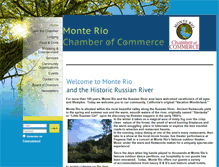 Tablet Screenshot of monteriochamberofcommerce.camp8.org